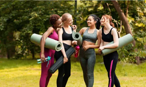 요가매트의 앞면과 뒷면을 어떻게 구분하나요?